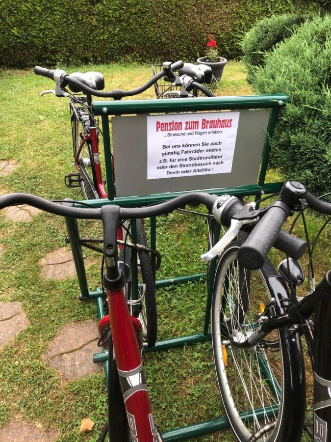 Pension Zum Brauhaus Stralsund Eksteriør bilde