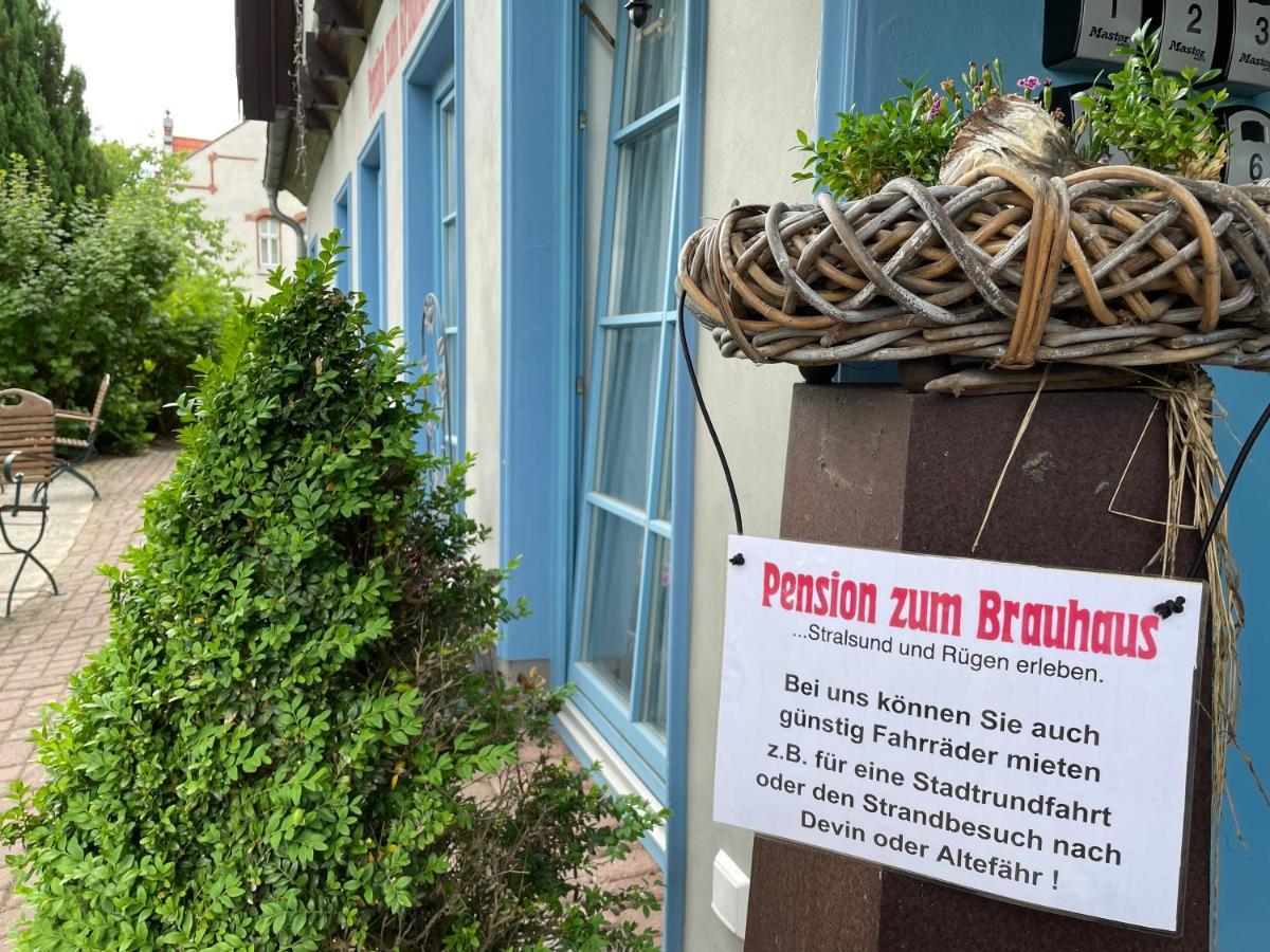 Pension Zum Brauhaus Stralsund Eksteriør bilde